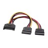 CABLE ALIMENTACION DOBLE SATA 20cm