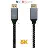 CABLE DISPLAYPORT M-M V1.4 8K NYLON 1M