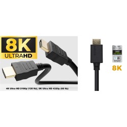 CABLE HDMI M-M 8K 2M...