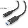 CABLE USB 3.2 A M-USB C M 15M AOC FIBRA