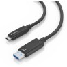 CABLE USB 3.2 A M-USB C M 25M AOC FIBRA