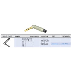 CONECTOR JACK M 6,35mm ST...