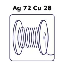 HILO PLATA COBRE Ag72/Cu28 0,50mm 10MTS