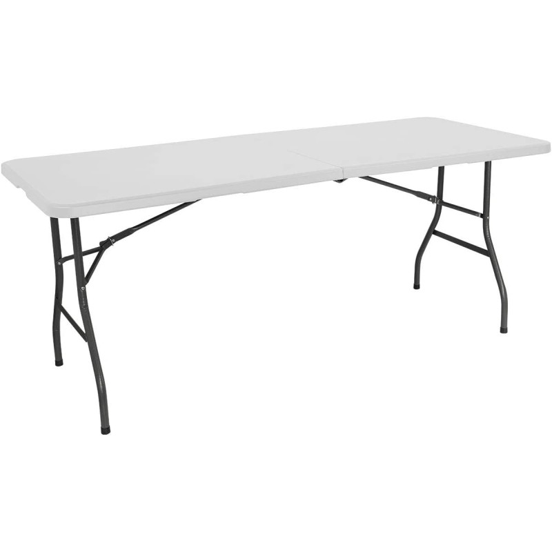 MESA PLEGABLE PORTATIL RECTAGULAR 1,8Mts