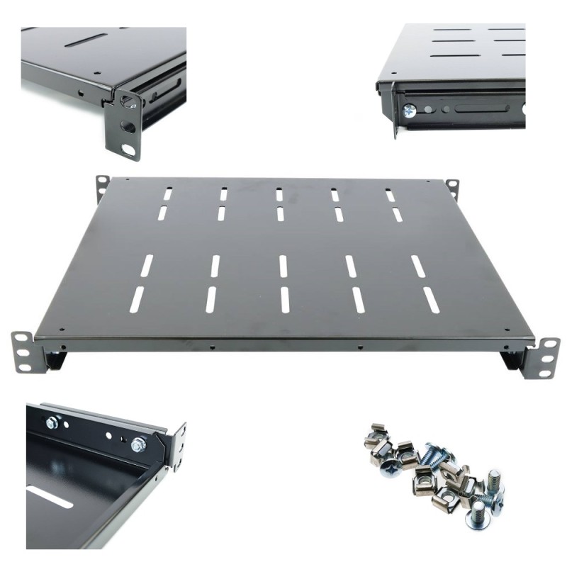 BANDEJA FIJA 19" AJUSTABLE PROFUN. 450mm