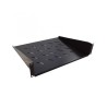 BANDEJA 19" 2U FRONTAL FONDO 280mm NEGRA