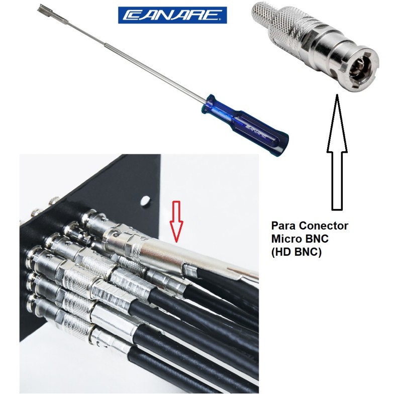 EXTRACTOR INSERTADOR MICRO BNC 30cm CANA