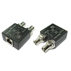 BALUN 2xBNC H-RJ45H FTP PANEL (G703)