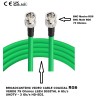 CABLE BNC M-M RG6 50M 75Ohm VERDE 3G/6G