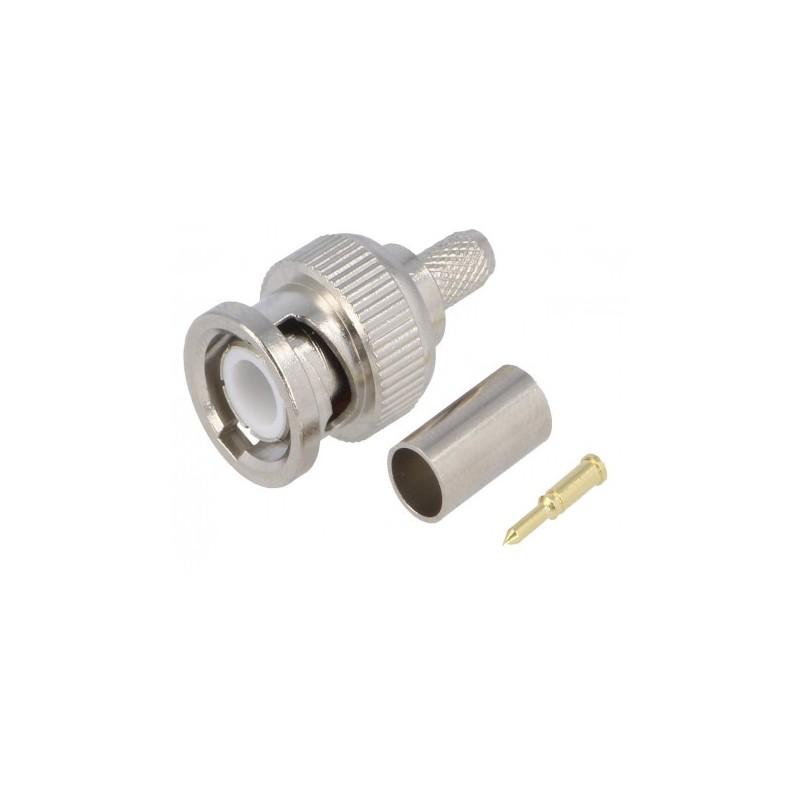 CONECTOR BNC MACHO RG58 CRIMPAR