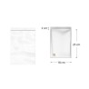 BOLSA CIERRE ZIP 180X250mm TRANSP.100u/