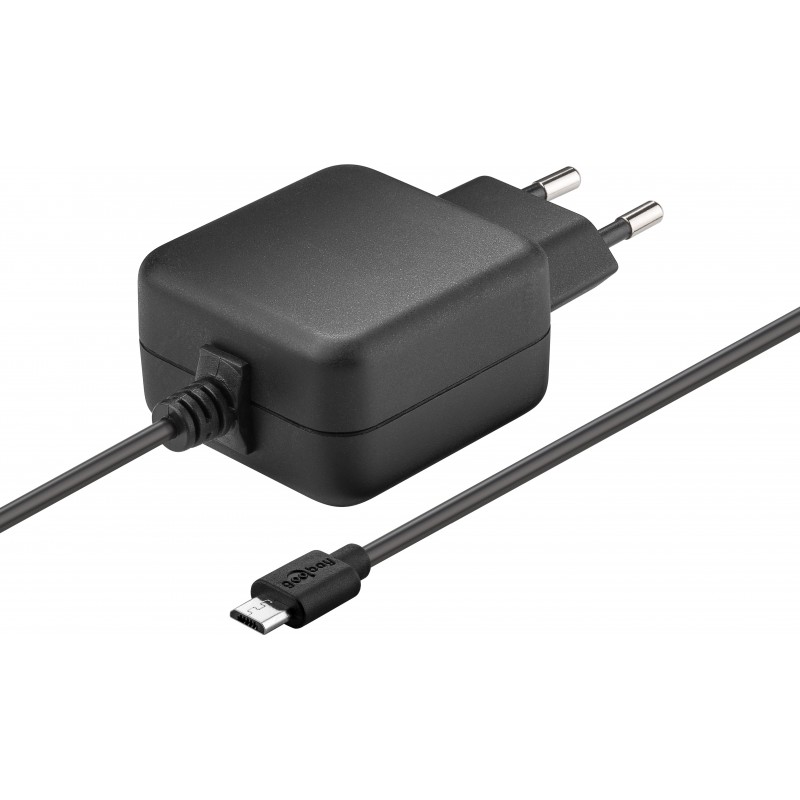 ALIMENTADOR 220V MICRO USB B 2,5A NEGRO