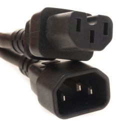 CABLE ALIMENTACION C14 M-C15 H 2M NEGRO