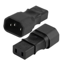 ADAPTADOR C14 MACHO-C9 HEMBRA RECTO