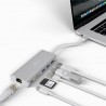ADAPTADOR USB C M-HDMI H+RJ45+2XUSB+SD