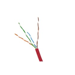 CABLE UTP CAT6 FLEXIBLE ROJO LSZH
