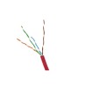 CABLE UTP CAT6 FLEXIBLE ROJO LSZH