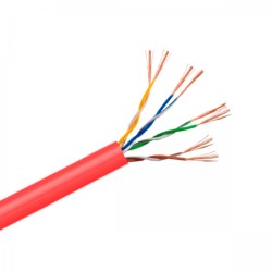 CABLE UTP CAT5E FLEXIBLE ROJO
