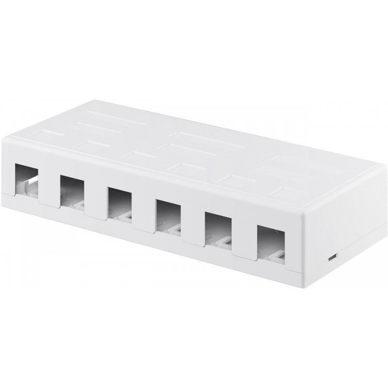 CAJA CONCENTRACION 6xRJ45 KEYSTONE VACIA