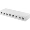 CAJA CONCENTRACION 8xRJ45 KEYSTONE VACIA