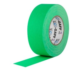 CINTA CAMARA TELA 48mmX22,8m VERDE FLUOR