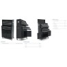 CARRO HERRAMIENTAS TALLER METALICO NEGRO