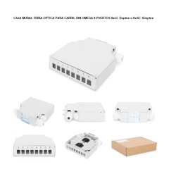 CAJA METALICA CARRIL DIN 8xLC Duplex