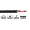 CABLE DMX 2x0,34mm2 APANTALLADO CPR Cca
