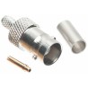 CONECTOR BNC HEMBRA RG58 CRIMPAR