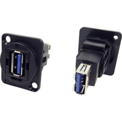 CONECTOR ADAPTADOR USB 3.0 A H-H PANEL N