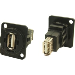 CONECTOR ADAPTADOR USB 2.0 A H-H PANEL N