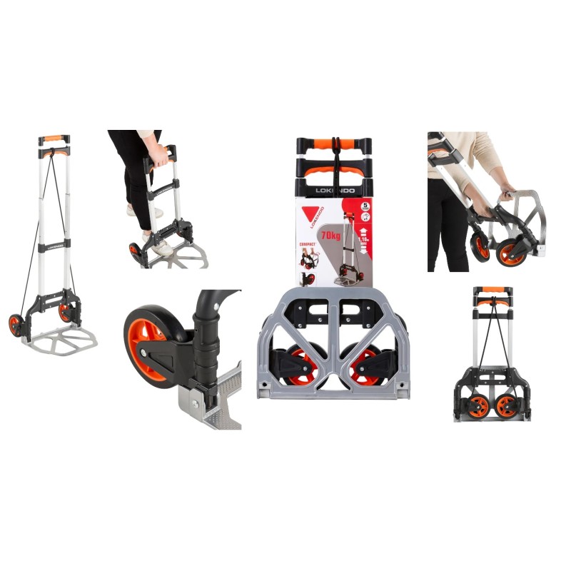 CARRETILLA ALUMI. VERTICAL PLEGABLE 70Kg
