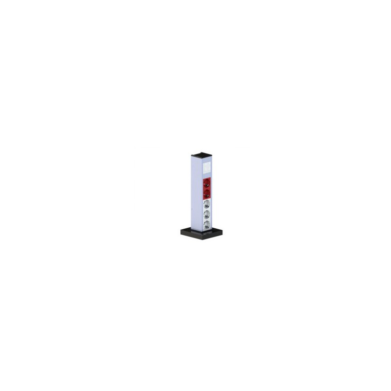MINI COLUMNA ALUMINIO 6 HUECOS 45X45
