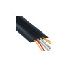 DLP CANAL DE SUELO 83X15mm X3MTS NEGRO