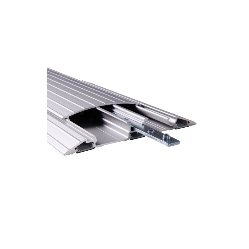 DLP CANAL DE SUELO 145X20mm X1,2MTS ALUM
