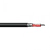 CABLE DMX 2x0,22mm2 APANTALLADO GOMA NEG