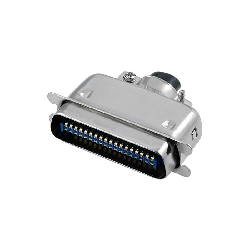 CONECTOR CENTRONICS 36 MACHO+CARCASA180º
