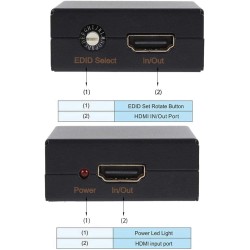 EMULADOR EDID HDMI 16 TIPOS...