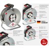 ENROLLADOR ALARGADOR 50m 4xSchuko IP54