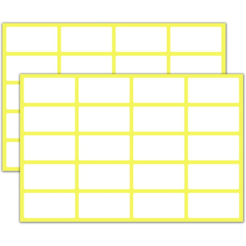 PACK 500u ETIQUETA PEGATINA BLANCA 40x20