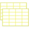 PACK 500u ETIQUETA PEGATINA BLANCA 40x20