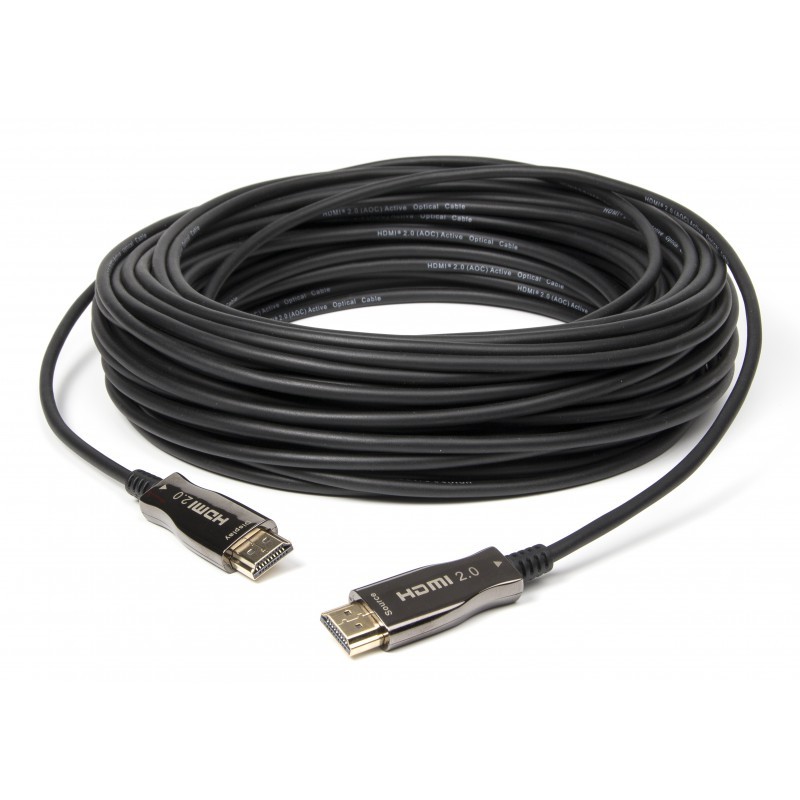 CABLE HDMI M-M V.2.0 50M FIBRA OPTICA 4K