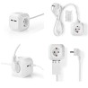 REGLETA 4 TOMAS SCHUKO+2xUSB CUBO VERTIC