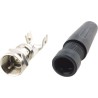 CONECTOR F MACHO PIN 7mm+CAPUCHON
