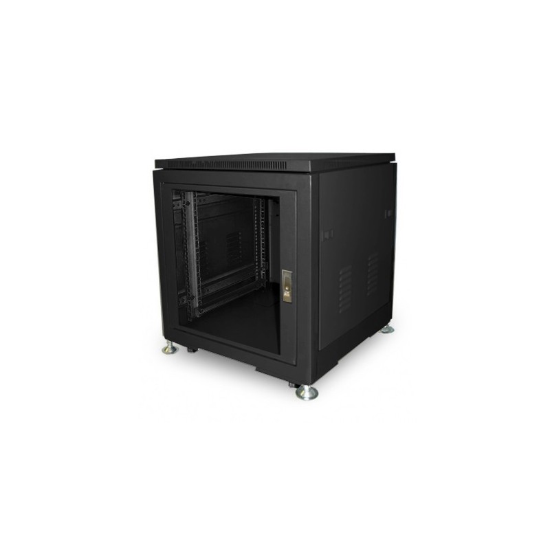 RACK 19" 10U ESP.AUDIO+RUEDAS+2 VENT+BAN