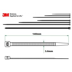 BRIDA 3M 3,6x140 EXTERIOR...
