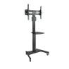 SOPORTE TV SUELO CON RUEDAS + ATRIL 65"