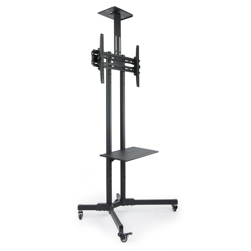 SOPORTE TV SUELO CON RUEDAS + ATRIL 70"