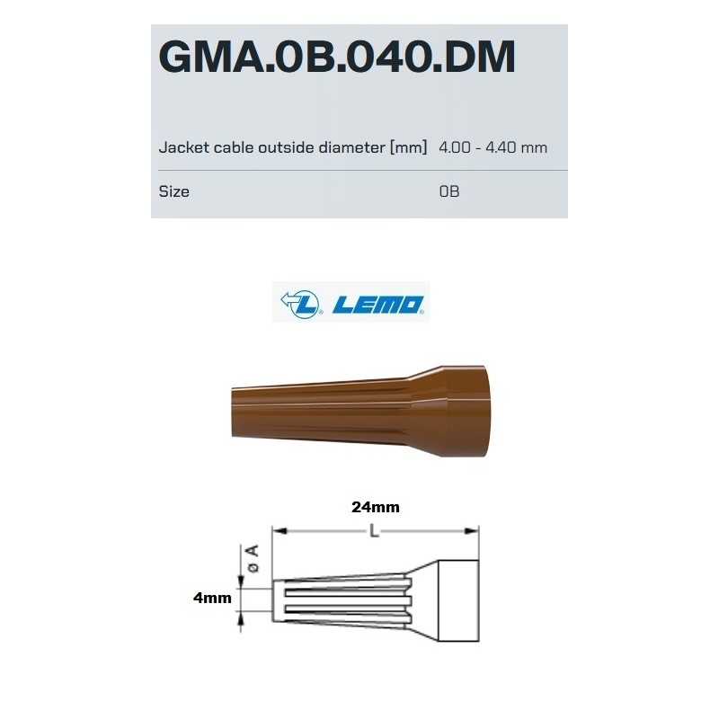 MANGUITO MARRON GMA.0B.040.DM
