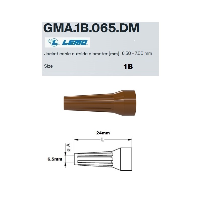 MANGUITO MARRON GMA.1B.065.DM
